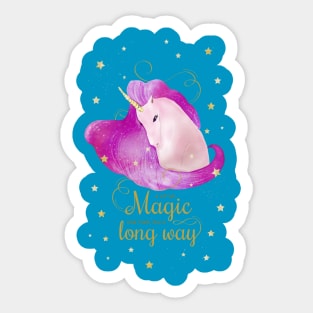 A little magic can take you a long way Sticker